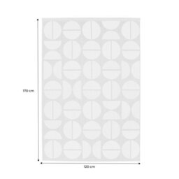 Sweeek - Megan 120X170Cm Beige Recycled Polyester Geometric Pattern Indoor/outdoor Rug - thumbnail 6