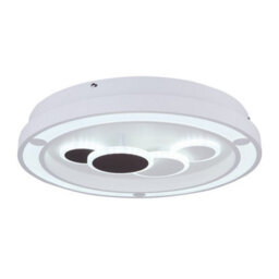 Luminosa Lighting Luminosa Kolli Integrated Led Semi Flush Ceiling Light White Led Dimmable 3000-6000K Remote Control - thumbnail 5