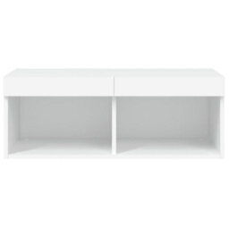 Vidaxl Tv Cabinet With Led Lights White 80X30X30 Cm - thumbnail 8