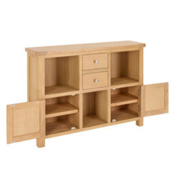 The Furniture Market Marbury Oak Low Open Display Shelf Unit Bookcase - thumbnail 7