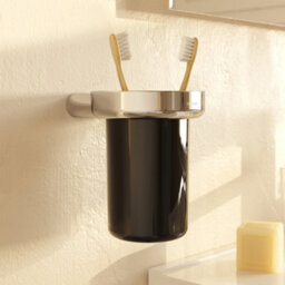 Cosmic Toothbrush Holder, Chrome, Architect S+ Collection - thumbnail 2