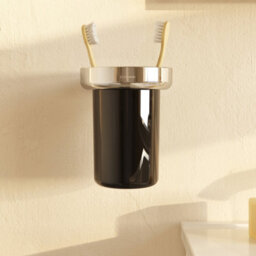 Cosmic Toothbrush Holder, Chrome, Architect S+ Collection - thumbnail 3
