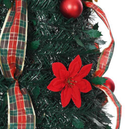 Vidaxl Artificial Christmas Tree With 200 Leds Green 210 Cm Pvc - thumbnail 6