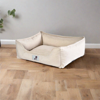 All Pond Solutions All Pet Solutions Dexter Waterproof Dog Bed Cream- Size Small - image 1