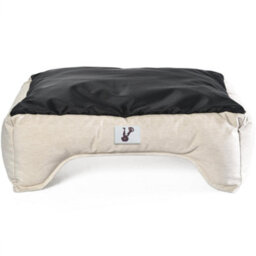 All Pond Solutions All Pet Solutions Dexter Waterproof Dog Bed Cream- Size Small - thumbnail 2