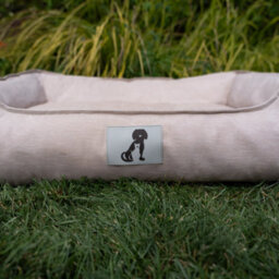 All Pond Solutions All Pet Solutions Dexter Waterproof Dog Bed Cream- Size Small - thumbnail 4