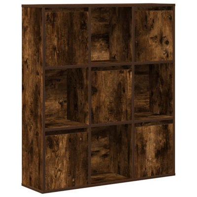 Berkfield Durable Bookcase Smoked Oak 89X24X101.5 Cm Engineered Wood - image 1