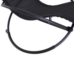 Outsunny Orbital Lounger Zero Gravity Patio Chaise Foldable Rock Chair W/ Pillow - thumbnail 8