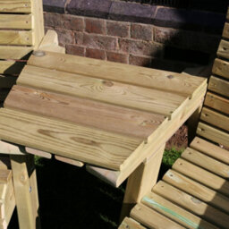 Churnet Valley Garden Furniture Ltd Churnet Valley Garden Furniture Angled Tray - thumbnail 1