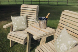 Churnet Valley Garden Furniture Ltd Churnet Valley Garden Furniture Angled Tray - thumbnail 2