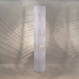 Pagazzi Lighting Pagazzi Esme White 112Cm Column Floor Lamp