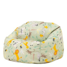 icon Kids Safari Bean Bag Chair Green Childrens Bean Bags