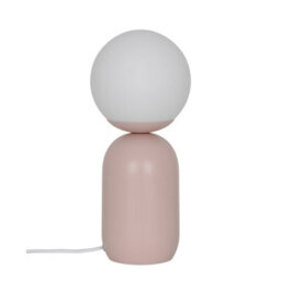 Nordlux Notti Indoor Table Lamp Pink Metal E14 Hand Blown Glass - Mains Powered, Ip20 - thumbnail 4