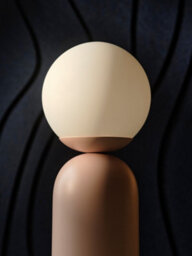 Nordlux Notti Indoor Table Lamp Pink Metal E14 Hand Blown Glass - Mains Powered, Ip20 - thumbnail 8