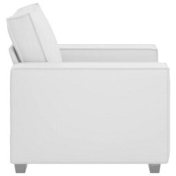 Vidaxl Sofa Chair White 99 X 78 X 84 Cm Artificial Leather - thumbnail 6