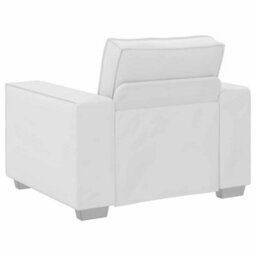 Vidaxl Sofa Chair White 99 X 78 X 84 Cm Artificial Leather - thumbnail 4