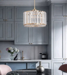 1 Way Kitchen Island Glass Ceiling Hanging Light Pendant Lamp Gold - thumbnail 3