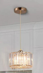 1 Way Kitchen Island Glass Ceiling Hanging Light Pendant Lamp Gold - thumbnail 1