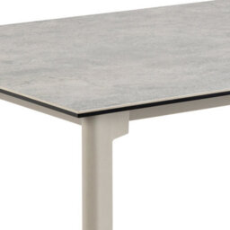 Wyld Haus Cardiff 160Cm Grey Ceramic Dining Table With 4 Beige Boucle Swivel Chairs - thumbnail 8