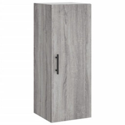 Berkfield Highboard Grey Sonoma 34.5X34X180 Cm Engineered Wood - thumbnail 5