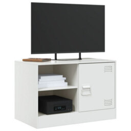Berkfield Tv Cabinets 2 Pcs White 67X39X44 Cm Steel - thumbnail 3
