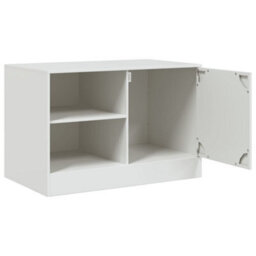 Berkfield Tv Cabinets 2 Pcs White 67X39X44 Cm Steel - thumbnail 7