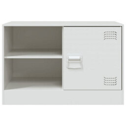 Berkfield Tv Cabinets 2 Pcs White 67X39X44 Cm Steel - thumbnail 5