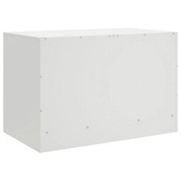 Berkfield Tv Cabinets 2 Pcs White 67X39X44 Cm Steel - thumbnail 9