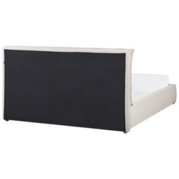 Beliani Ottoman Bed Fabric Bajonna 160 X 200 Cm (Eu King Size) Beige - thumbnail 8