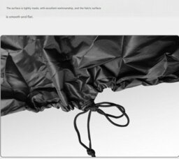 (122 10Cm) Outdoor Round Table Cover, Patio Waterproof And Dustproof Furniture Cover - thumbnail 8