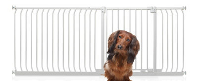 Bettacare Elite Pressure Dog Gate, 198Cm - 207Cm, Matt White, Pressure Fit Pet Gate For Dog And Puppy - image 1