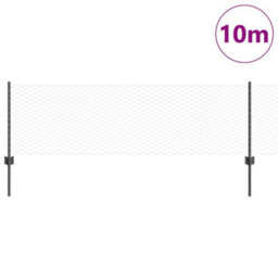 Berkfield Fence Posts 5 Pcs U-Channel Grey 60 Cm Steel - thumbnail 3