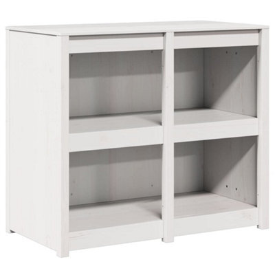 Berkfield Modern Outdoor Kitchen Cabinet White 106X55X92 Cm Solid Wood Pine - image 1