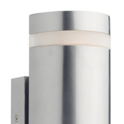 The Lighting Studio Wessex Outdoor 2 Light Wall Light Stainless Steel Led Ip44 - thumbnail 2