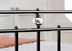 Save On Goods UK 4Ft6 Double Black Nickel,traditional Antique Victorian Metal Bed Frame - thumbnail 5