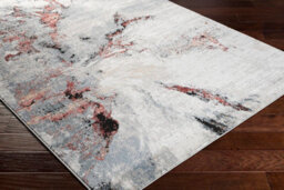 Livabliss Jolie-Abstract Burgundy Grey Beige Black Modern Marble Living Dining Bedroom Rug 160 X 220 Cm Easy Care, Non Shedding - thumbnail 6