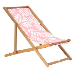 Beliani Set Of 2 Sun Lounger Replacement Fabrics Anzio/avellino 113 X 44 Cm Pink - thumbnail 4