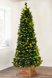 Christmas Tree World The 6Ft/180Cm Pre-Lit Ultra Pop Up Tree Warm White Lights - thumbnail 1
