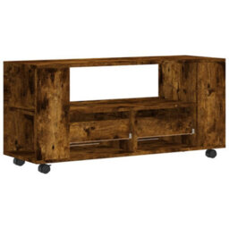 Walplus Tv Cabinet Smoked Oak 102X34.5X43 Cm Engineered Wood - thumbnail 8