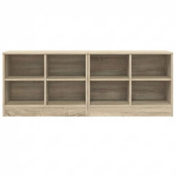 Walplus Bed Cabinet 2 Pcs Sonoma Oak 66 X 33 X 48 Cm Engineered Wood - thumbnail 6