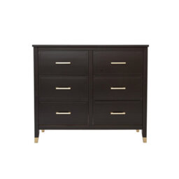 Palazzi 6 Drawer Chest Of Drawers Black - thumbnail 2