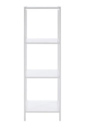 Premier Housewares Interiors By Premier Contemporary Design 4 Tier Rustic Bathroom Shelf, Versatile Unit For Living Room, Durable Standing Unit - thumbnail 2