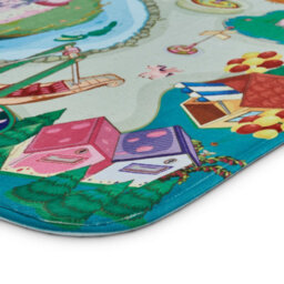 Multi Kids Handmade Modern Graphics Pictorial Rug For Living Room And Bedroom-120Cm X 160Cm - thumbnail 5