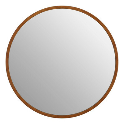 Orsina Saska Antique Gold Finish Wall Mirror - image 1