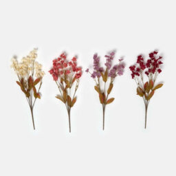 Homescapes Set Of 4 Artificial Multi-Coloured Handcrafted Nemesia Seventh Heaven Flower Stems, 41 Cm - thumbnail 4