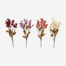 Homescapes Set Of 4 Artificial Multi-Coloured Handcrafted Nemesia Seventh Heaven Flower Stems, 41 Cm - thumbnail 2