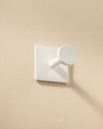 Cosmic Towel Hook, Robe Hook, Coat Hook, Self-Adhesive, White, Supports Up To 5Kg, Stick Collection - thumbnail 2