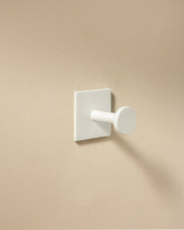Cosmic Towel Hook, Robe Hook, Coat Hook, Self-Adhesive, White, Supports Up To 5Kg, Stick Collection - thumbnail 1