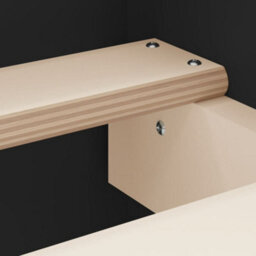 Berkfield Bed Frame With Headboard And Footboard Black 160X200 Cm - thumbnail 7