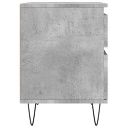 Berkfield Bedside Cabinet Concrete Grey 40X35X50 Cm Engineered Wood - thumbnail 7